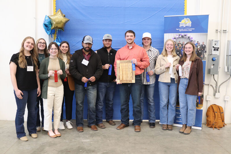 Winning teams of the Soil Judging Contest in Brookings, SD