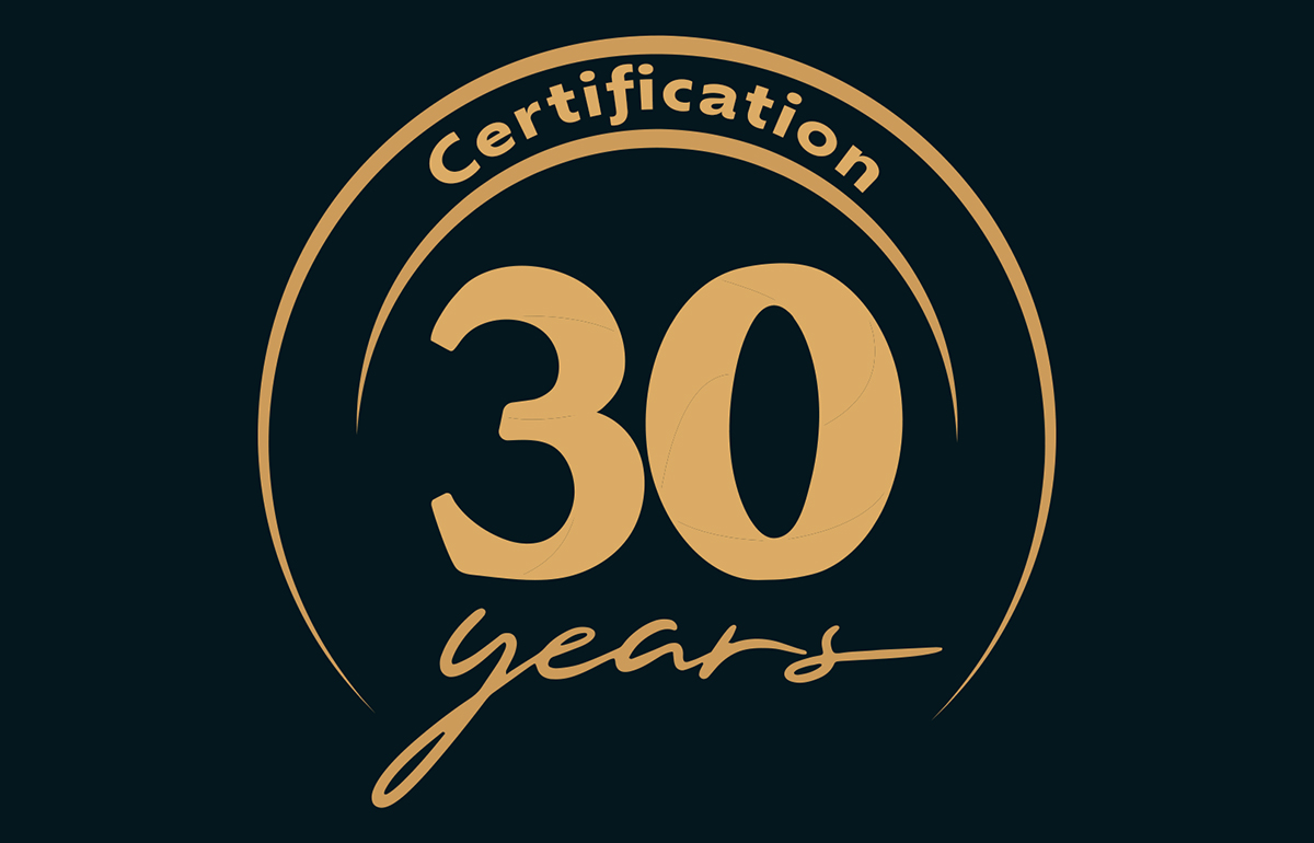 Celebrating 30+ years of certification