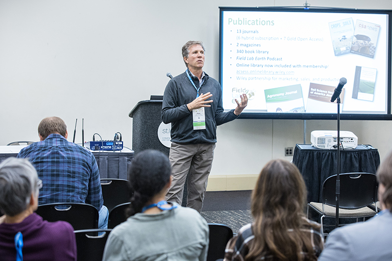 Speaker at conference