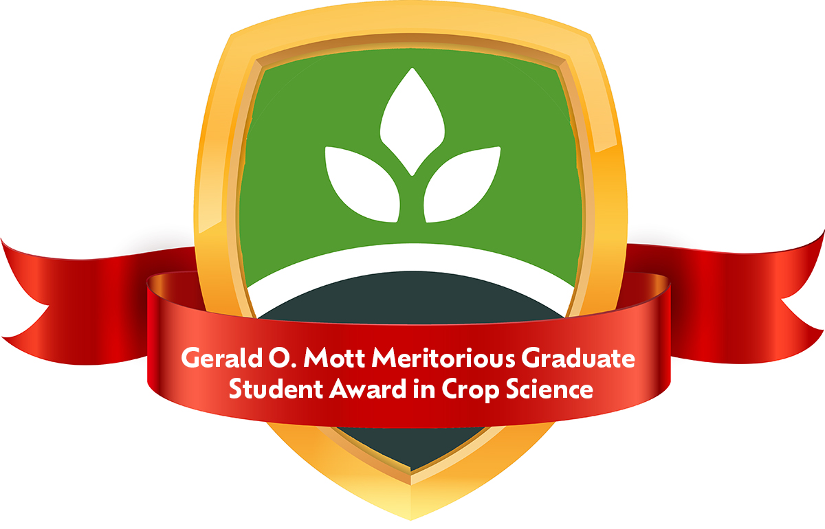 Gerald O. Mott Meritorious Graduate Student Award in Crop Science