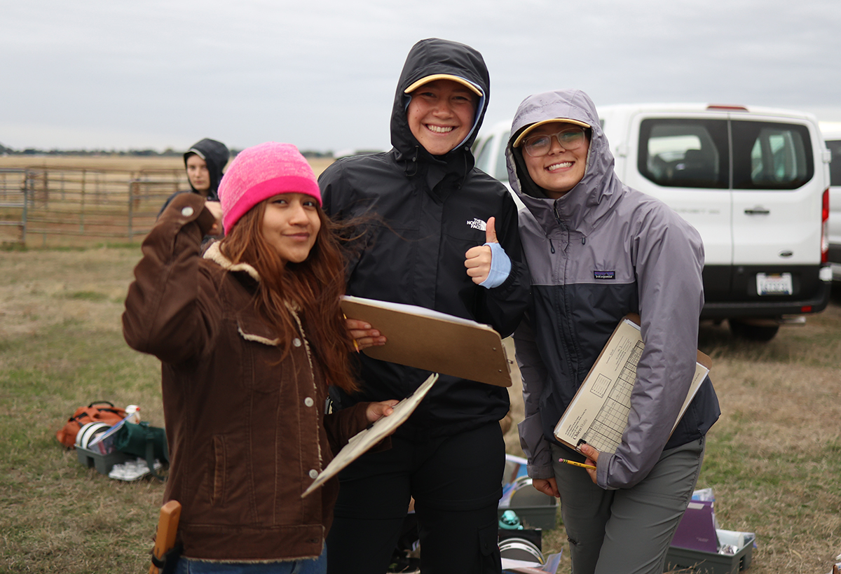 These students are all smiles after competing in the Region 6 Collegiate Soil Judging Contest in October.