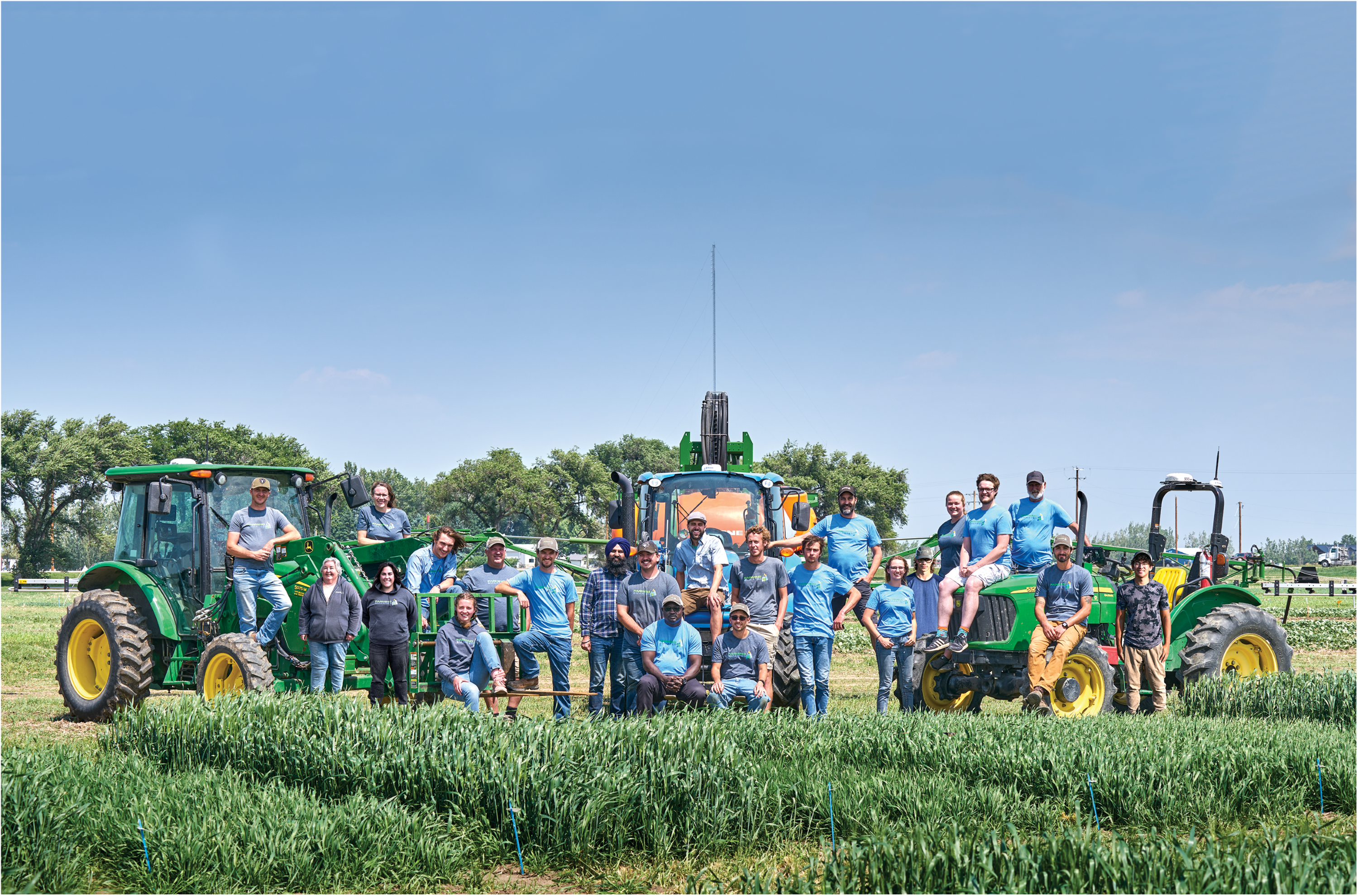 Photo of the Farming Smarter staff in 2023 in Lethbridge, AB, Canada.