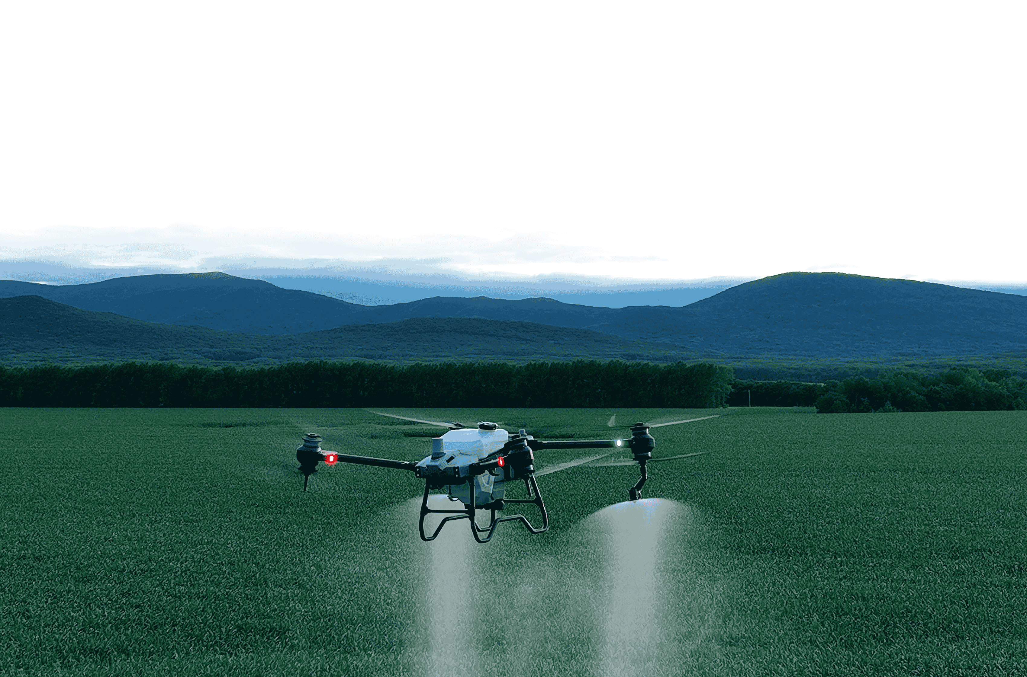 The DJI Agras T40 drone. Photo courtesy of Markus Weber, LandView Drones.