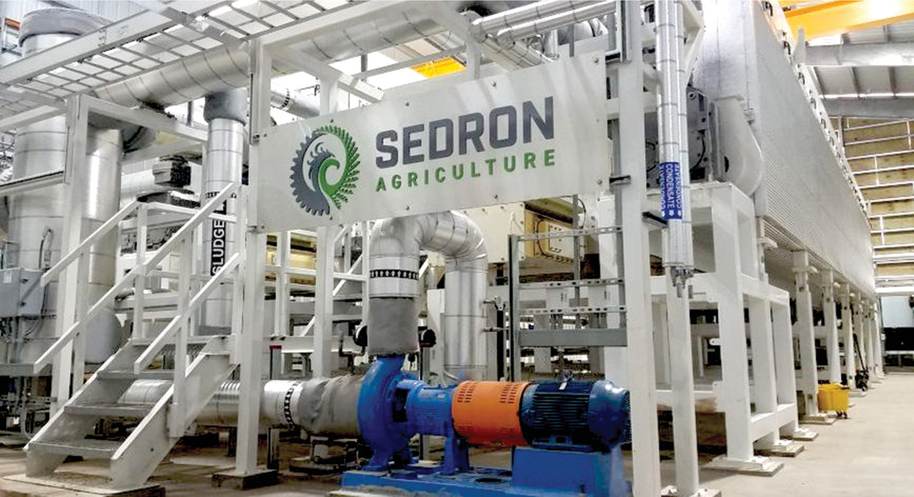 The Sedron Technologies advanced vapor recompression distillation (Varcor) system is designed to process liquid waste streams containing varying solid content.
