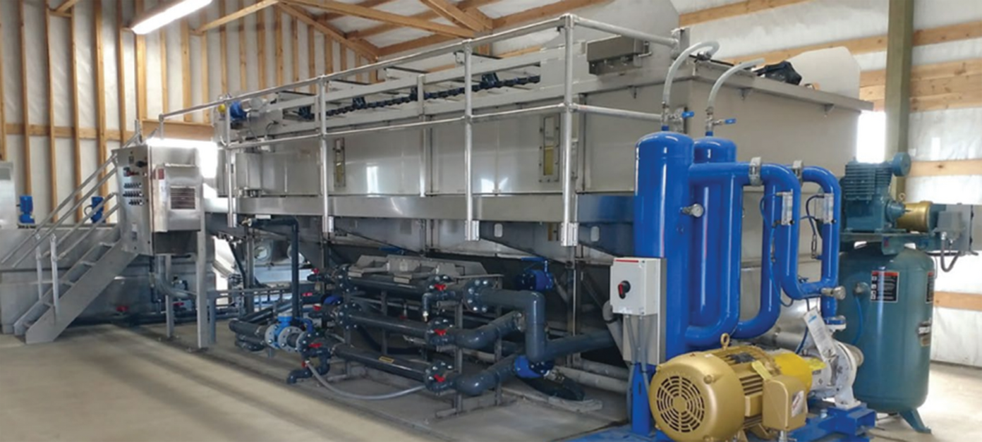 DVO dissolved air flotation nutrient recovery system.