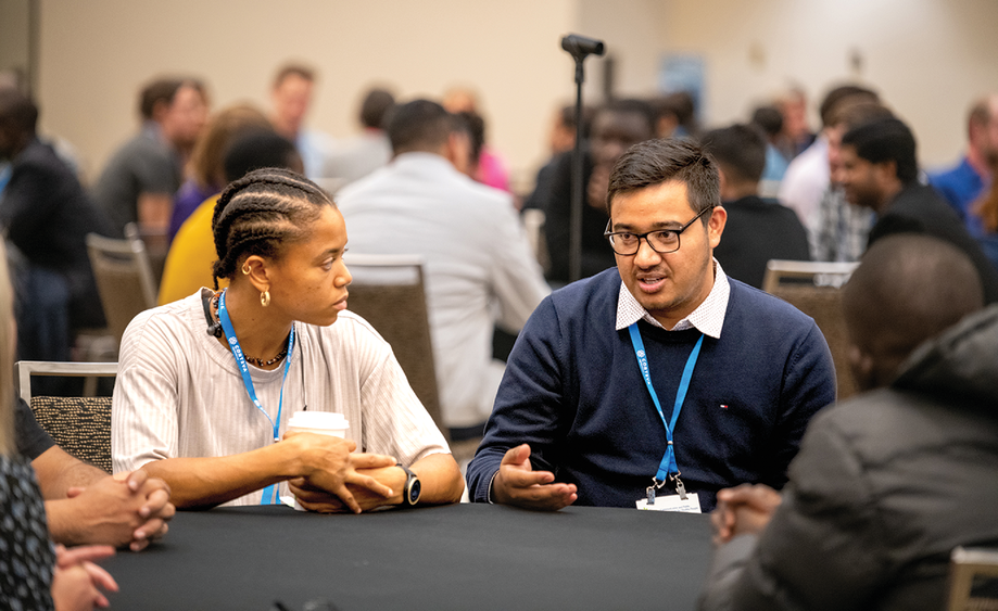 Graduate Student Networking Session during the 2022 ASA, CSSA, and SSSA Annual Meet- ing in Baltimore, MD.