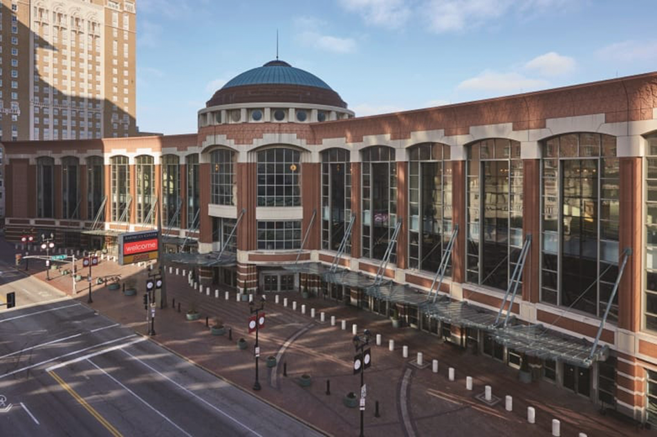 The convention center chosen to host our Annual Meeting should have at least 60 breakout rooms to accommodate all of our technical sessions. The exhibit hall ideally will provide space for 150,000 ft2. The St. Louis convention center (shown here), where our meeting will take place this year, has two halls combined for a total of 160,000 ft2