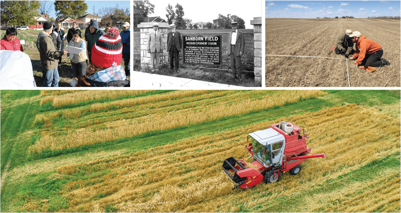 Photos courtesy of Tim Reinbott and the USDA-ARS Long-Term Agroecosystem Research Network.