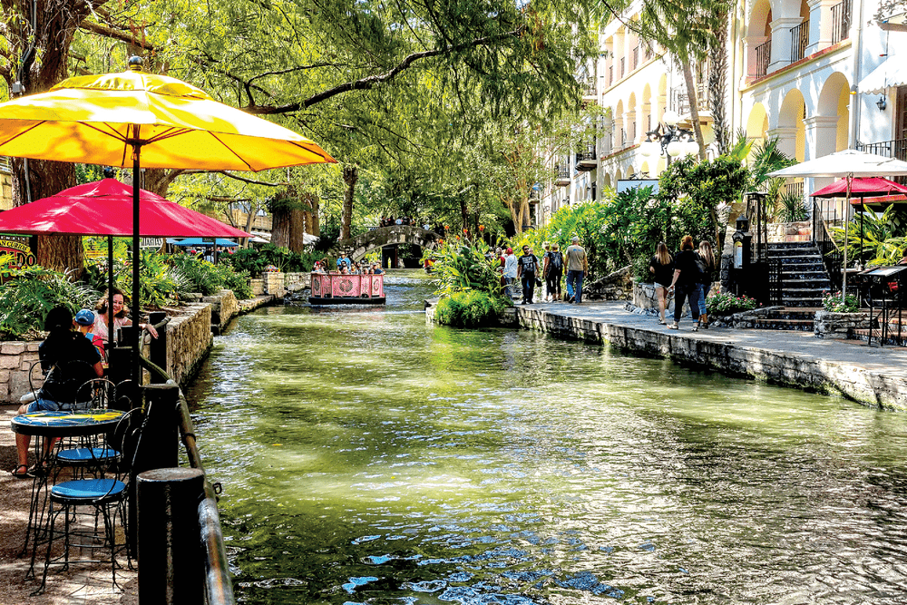 The San Antonio River Walk features the largest urban ecosystem in the nation. Photo courtesy of Visit San Antonio.