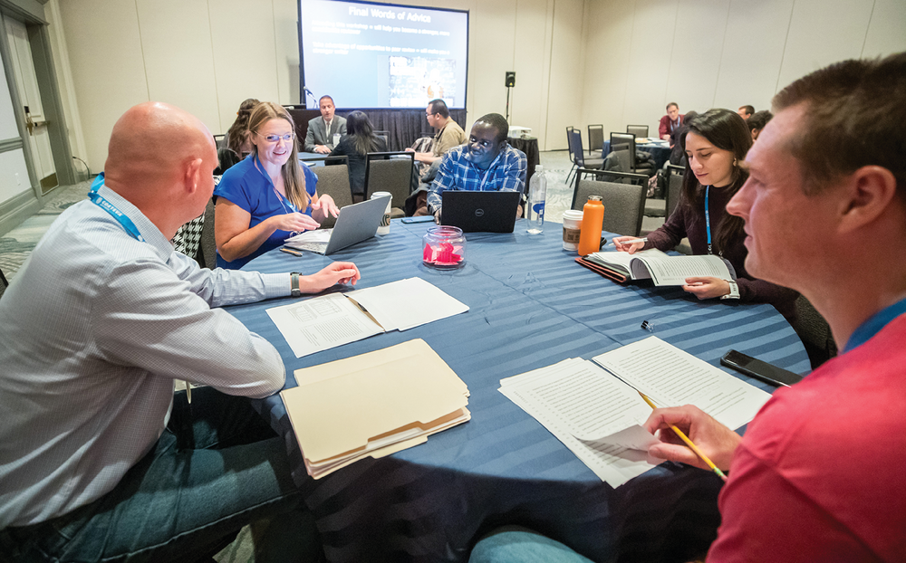 Attendees of the 2023 Peer Review Workshop at the Annual Meeting in St. Louis.