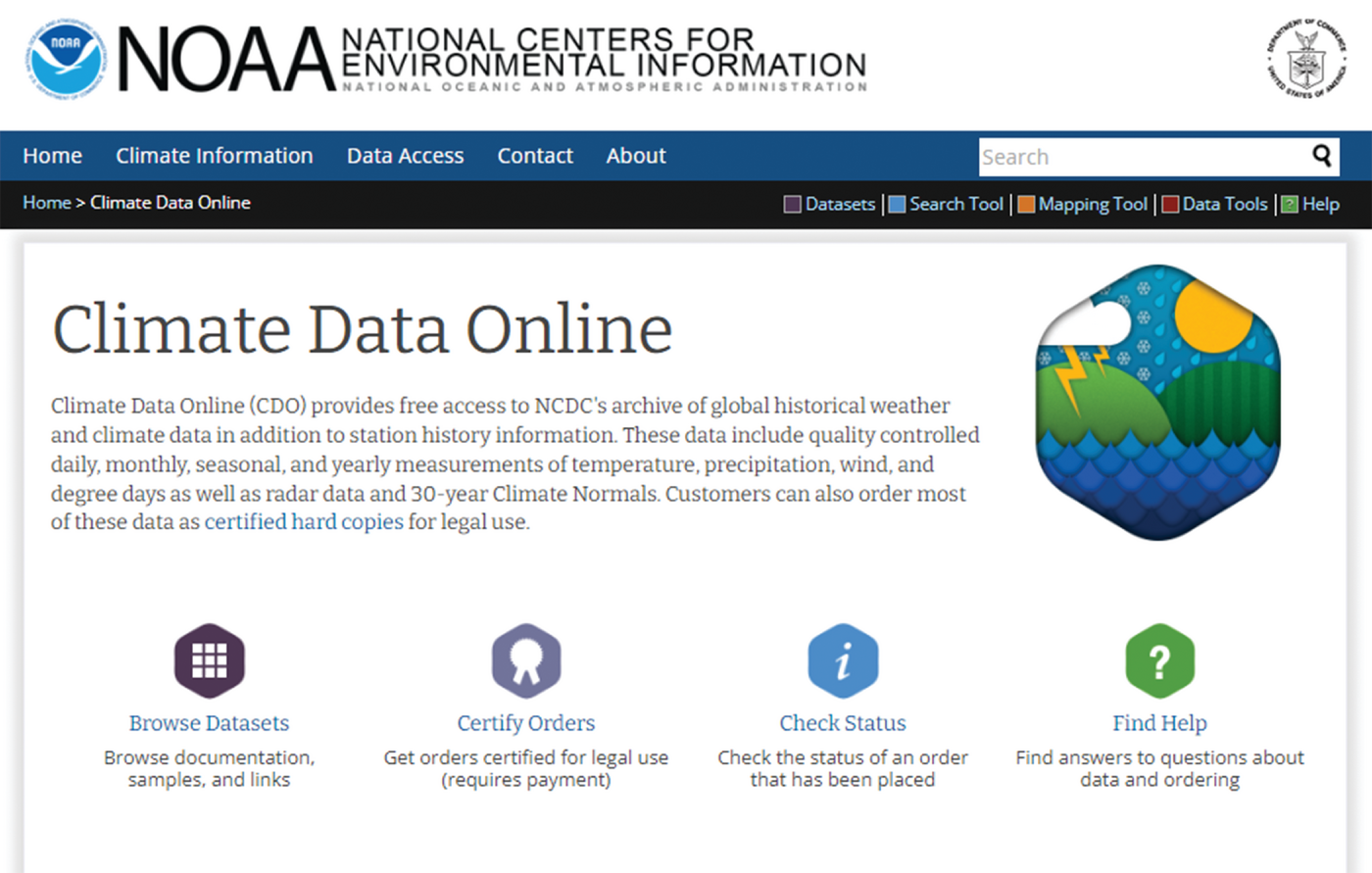 Figure 2. National Centers for Environmental Information, National Oceanic Atmospheric Administration (https://www.ncei.noaa.gov/cdo-web/).