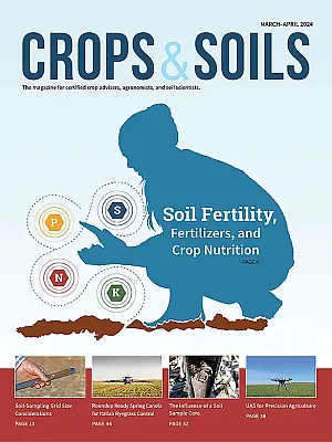 March-April 2024 Crops & Soils cover.