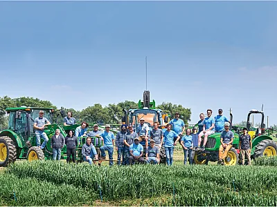 Photo of the Farming Smarter staff in 2023 in Lethbridge, AB, Canada.