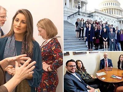 Scenes from this year’s Congressional Visits Day, 27–28 Feb. 2023.