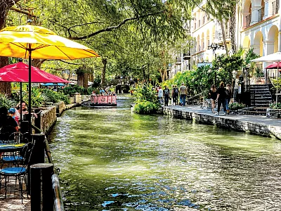The San Antonio River Walk features the largest urban ecosystem in the nation. Photo courtesy of Visit San Antonio.