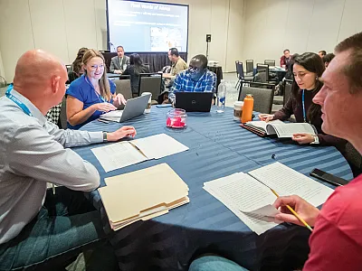 Attendees of the 2023 Peer Review Workshop at the Annual Meeting in St. Louis.