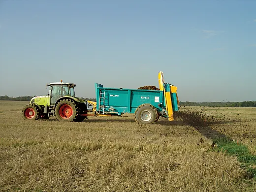 Improving the management of manure presents a huge opportunity for increasing nutrient recovery of N, P, and K. Photo courtesy of Camille Resseguier, INRAE.