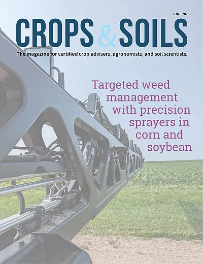 June 2025 Crops & Soils cover