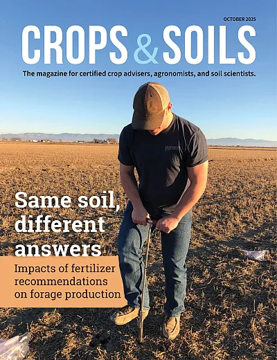 October 2025 Crops & Soils cover