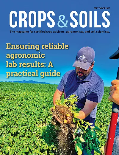 September 2025 Crops & Soils cover