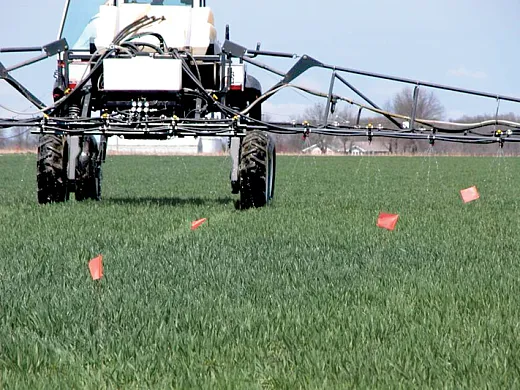 External inputs such as pesticides, fertilizers, and various inoculants play significant roles in modern agriculture practices, yettheir impacts on soil microbial activity and abundance vary. Photo courtesy of the USDA Long-Term Agroecosystem Research Network.