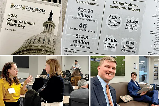 Congressional Visits Day provides an opportunity to explain to policymakers and their staff why agricultural science is critical to food production, the economy, and the environment.