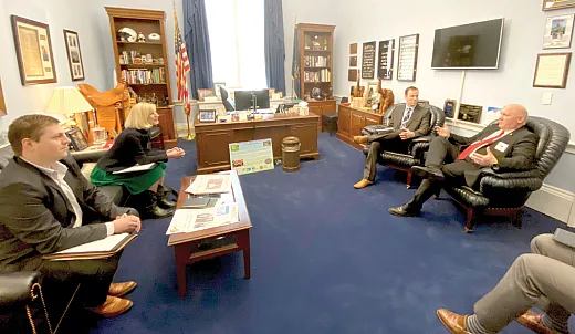 Congressional Visits Day participants meet with Rep. GT Thompson (PA).