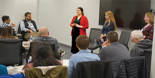 Before Congressional Visits Day, Society members, Certified Crop Advisers (CCAs), and staff attend a well-planned training day to learn about effective advocacy strategies.