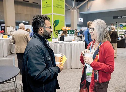 Conferences and seminars are good places to find potential professors and employers with which to do a postdoc.